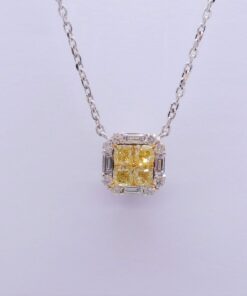 Yellow Diamond necklet