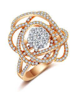 Diamond Ring (18K Rose Gold)