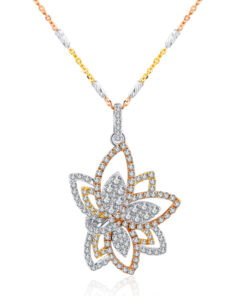 Diamond Pendant (18K Rose Gold)