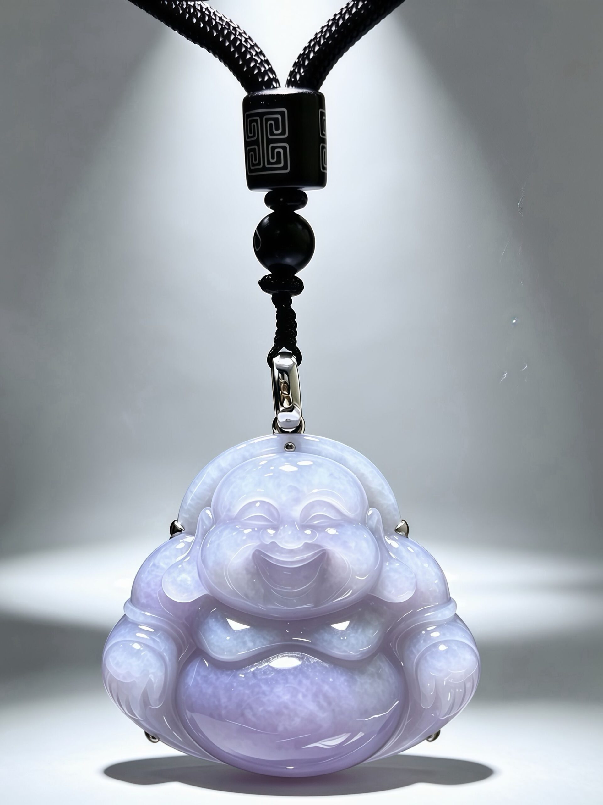 笑看流年 天然翡翠笑口佛公吊墜 - Image 3