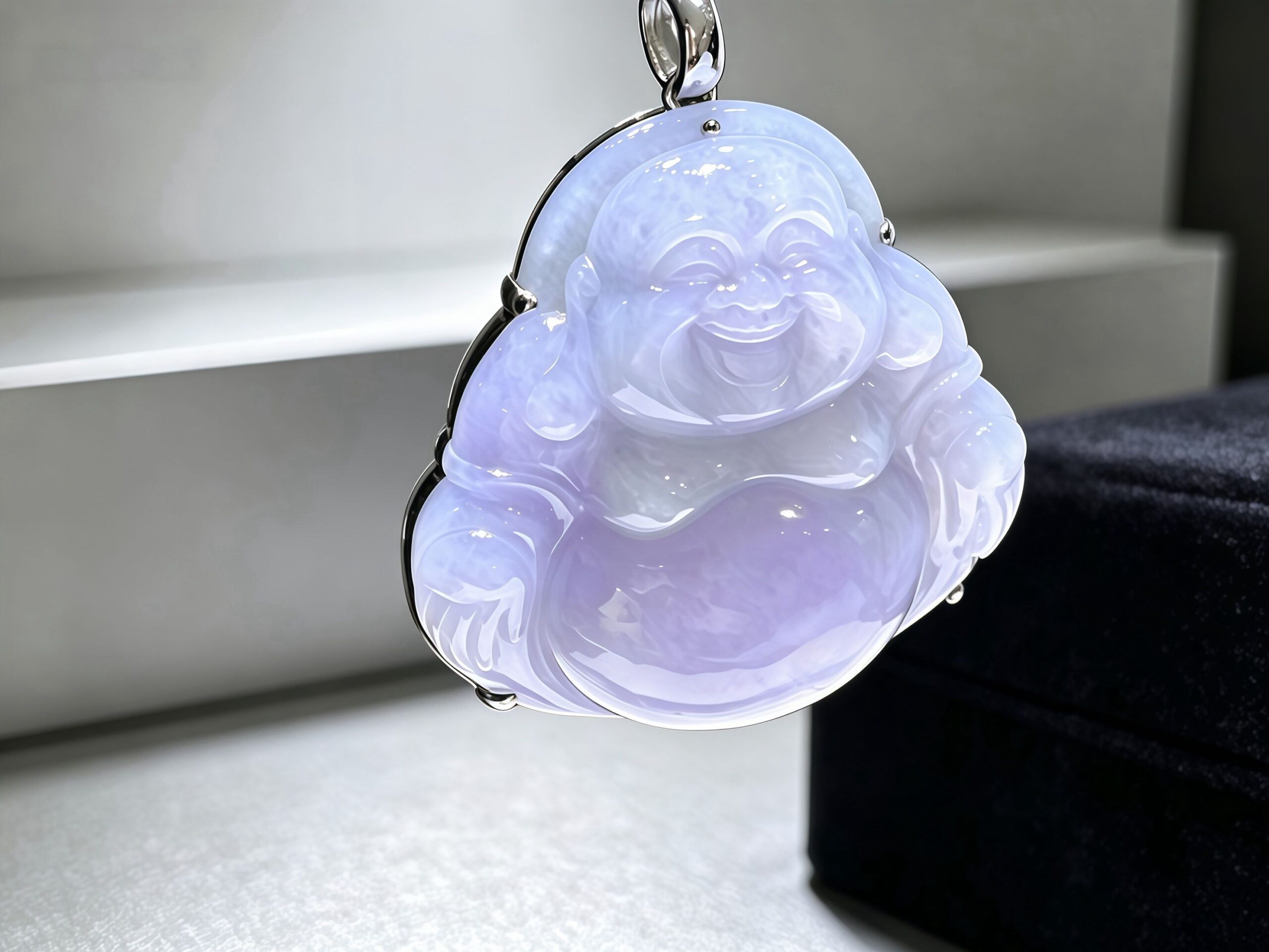 笑看流年 天然翡翠笑口佛公吊墜 - Image 8