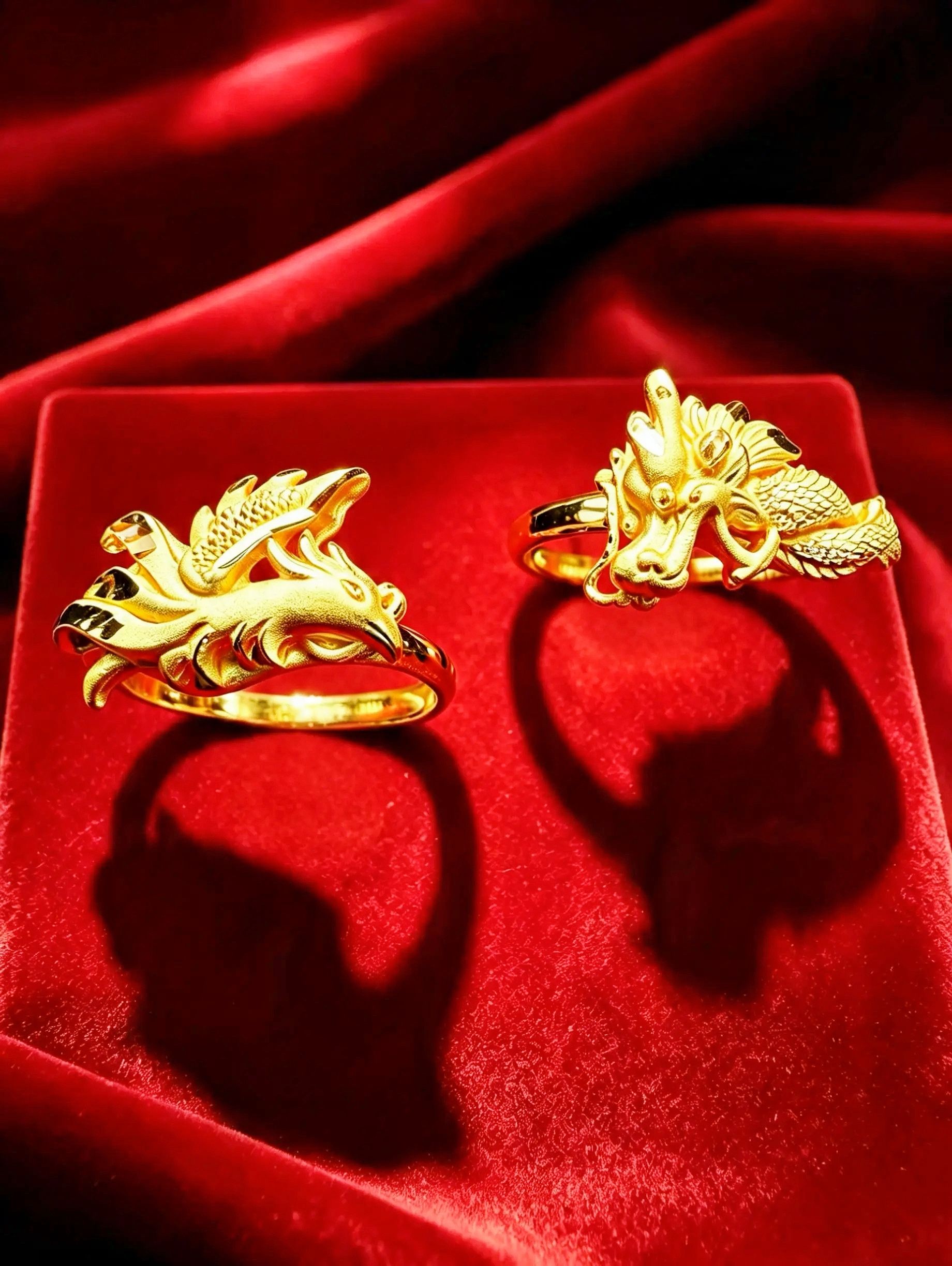 祥龍瑞鳳 龍鳳足金對戒 - Image 4